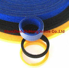 Self-locking back to back hook loop wring harness cable ties