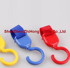 Hook and loop binding straps for baby stroller swiveling hanger holding