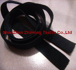 Customized weave un-brushed/un-napped elastic hook and loop fastener band