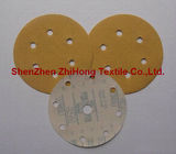 Top quality coating hook loop sandpaper polishing disks kit