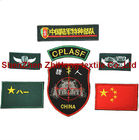 Customized military style embroidery hook loop Patch/ badge/armband