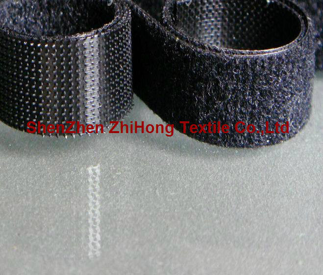 Ultra thin back to back hook and loop cable tie binding straps rolls