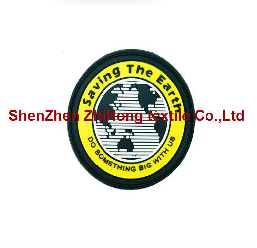Customized logo design PVC badge/medal/epaulet/armband