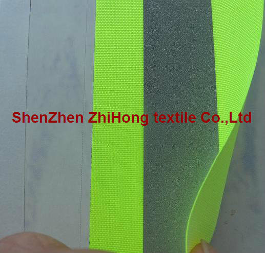 High light Fluorescent oxford cloth reflective material heat transfer tape