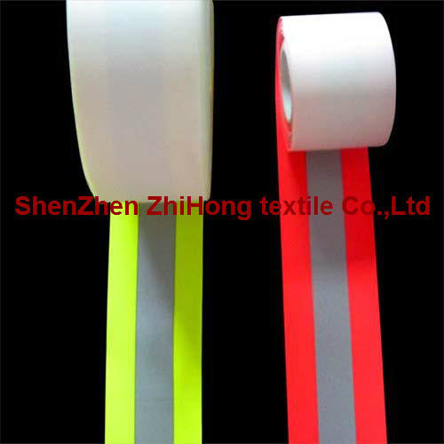 Cotton Flame resistant reflective material warning Fluorescent Reflective Tape
